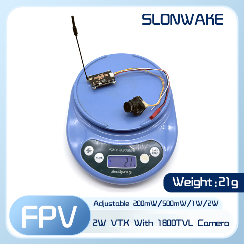 SLONWAKE 5.8G 56CH 2W transmit - Fpv Drone Receiver ulasan dan harga