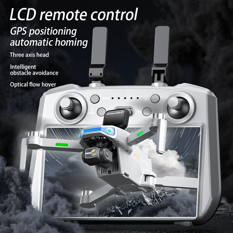 AE3 PRO Max NEW LCD SC GPS Dro - Fpv Drone Charger ulasan dan harga