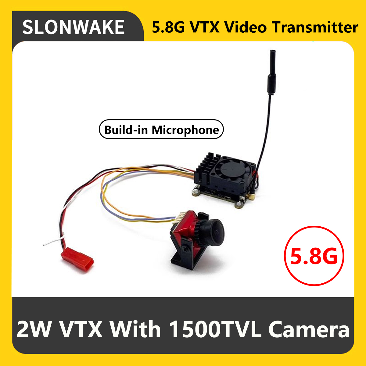SLONWAKE 5.8G 2000mW FPV VTX T - Fpv Drone Frame ulasan dan harga