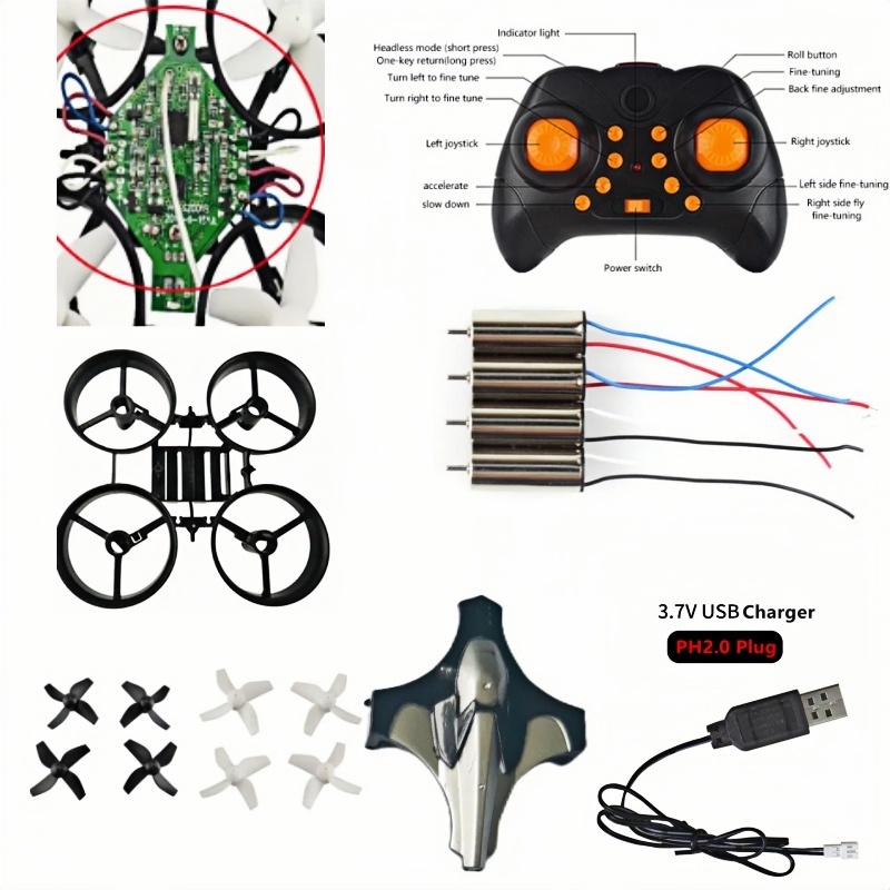 Complete DIY Drone Kit 2.4G 6A - Fpv Drone Charger ulasan dan harga