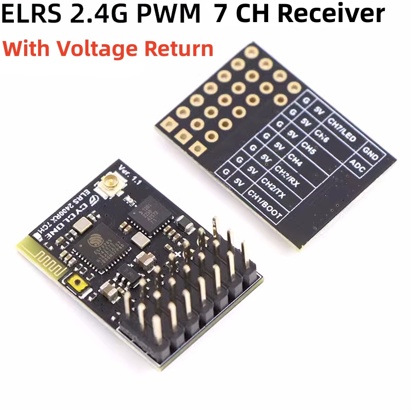 ELRS 2.4G PWM 7CH 6CH CRSF Rec - Fpv Drone Antenna ulasan dan harga